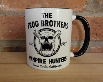 Lost Boys inspired Frog Brothers printed mug