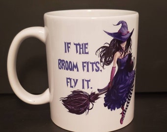 If the broom fits witch coffee mug cup