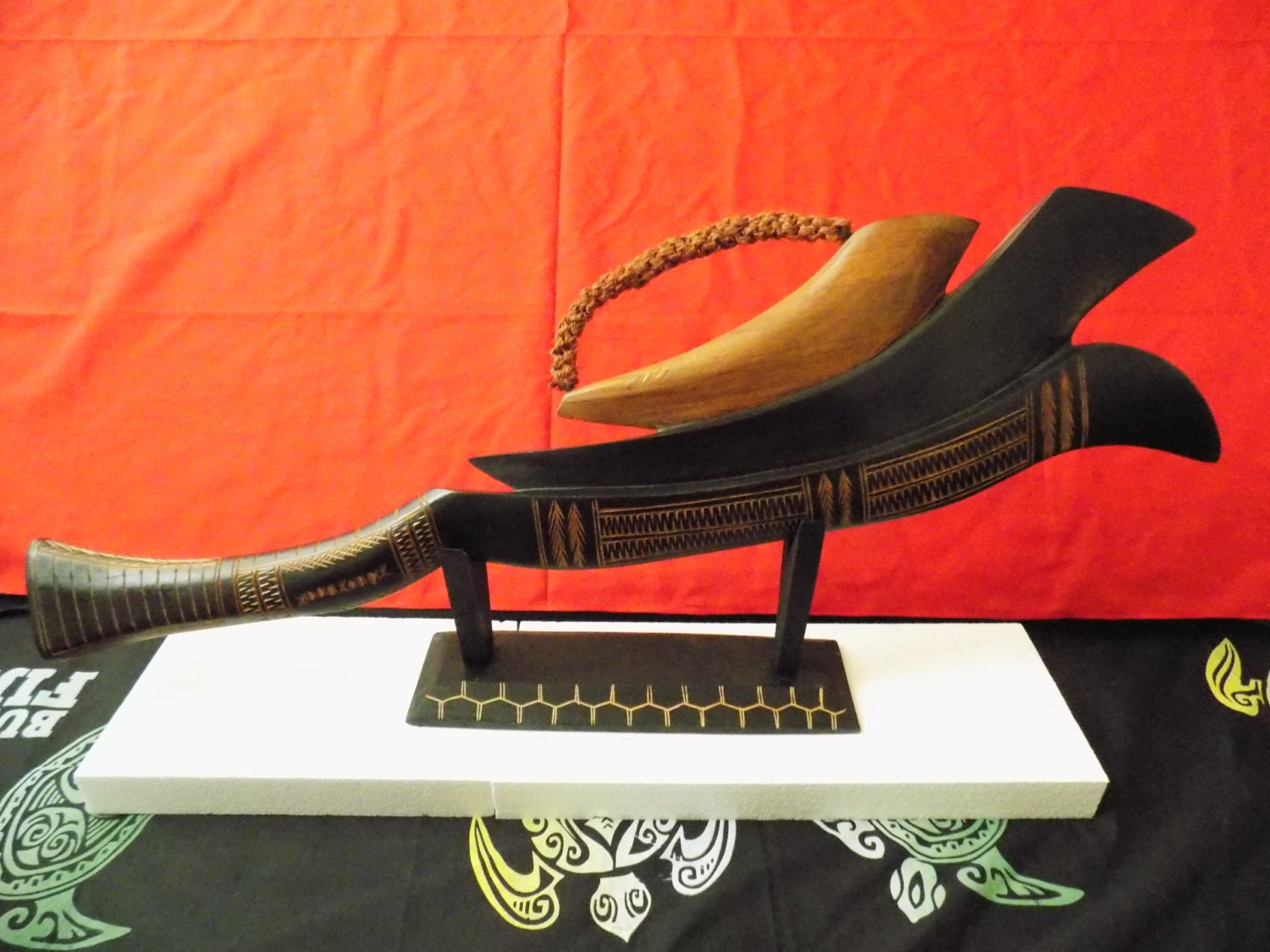 Fiji Islands Handcrafted Large Wood Club Etsy