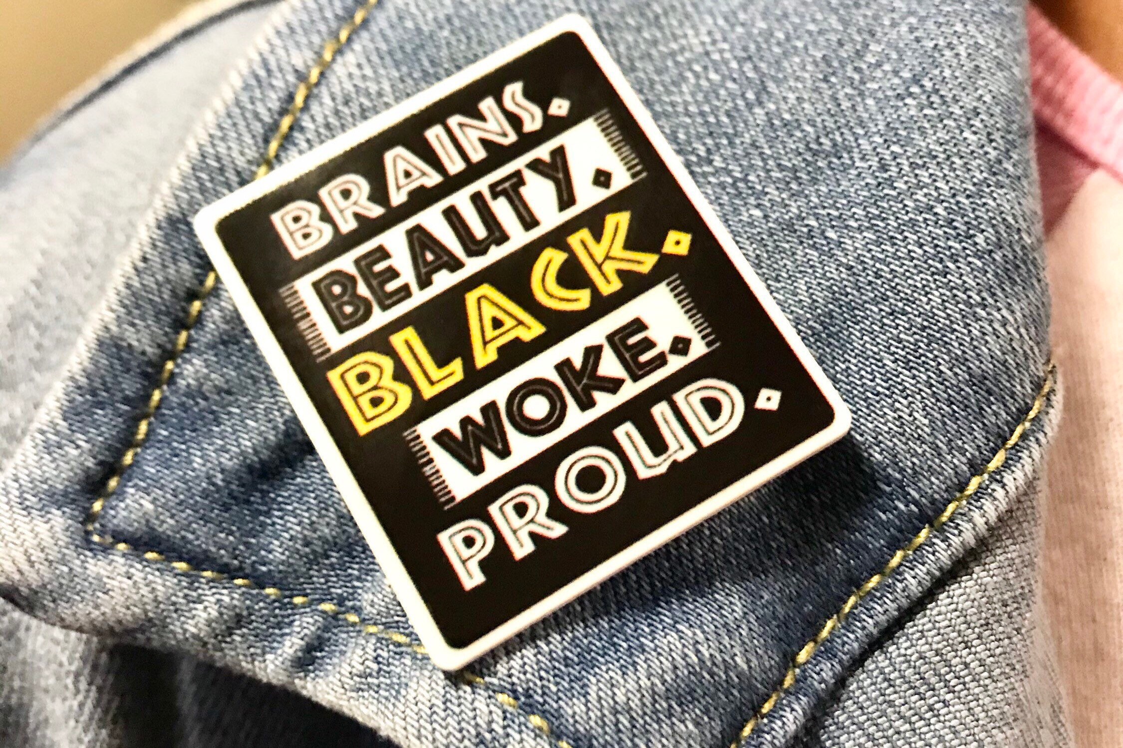 Fashion pins black girl theme pins pins jacket pins Etsy