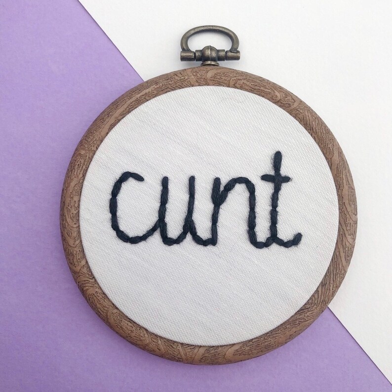 Any 3 Swear Hoops Bundle Funny Mature Curse Word Embroidery Etsy UK