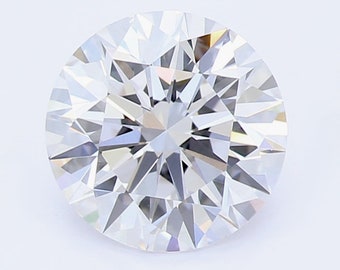 Ideal 1CT VVS2 F Color Lab Grown Diamond | 1 CT Diamond Ideal Cut | Loose Round Lab Diamond 1 Carat | CVD Lab Grown Diamond 6.4 mm 1.00 CT