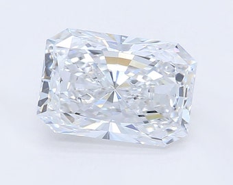 Ideal 1ct VVS2 - E Color Lab Grown Diamond | 1 ct Radiant Cut Diamond | 1 Carat Loose Lab Diamond | IGI CVD Lab Created | Ideal Cut