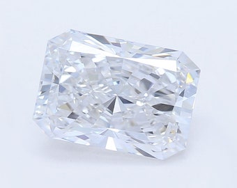 Ideal Cut 1ct VVS2 - F Color Lab Grown Diamond | 1 ct Radiant Cut Diamond | 1 Carat Loose Lab Diamond | IGI CVD Lab Created | Radient Shape