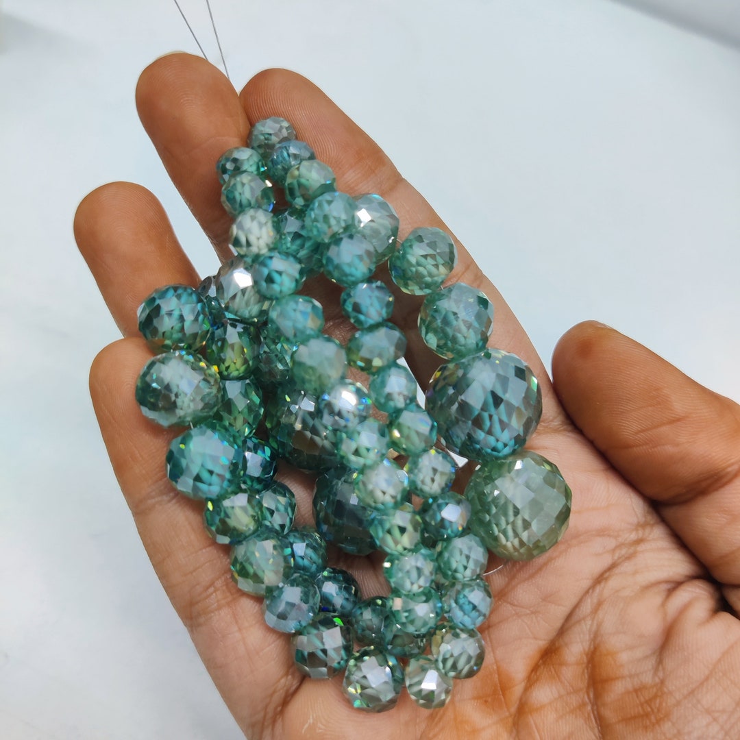 Multicolor Beaded on Light Green main image 1