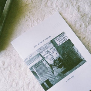 DAS IST TATSÄCHLICH GESCHEHEN - Photo Zine / Art Zine