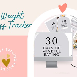 Weight Loss Tracker NEW YEAR 2023 Resolutions, Fitness Planner | Digital Printable PDF | Health Nutrition for Busy Professionals