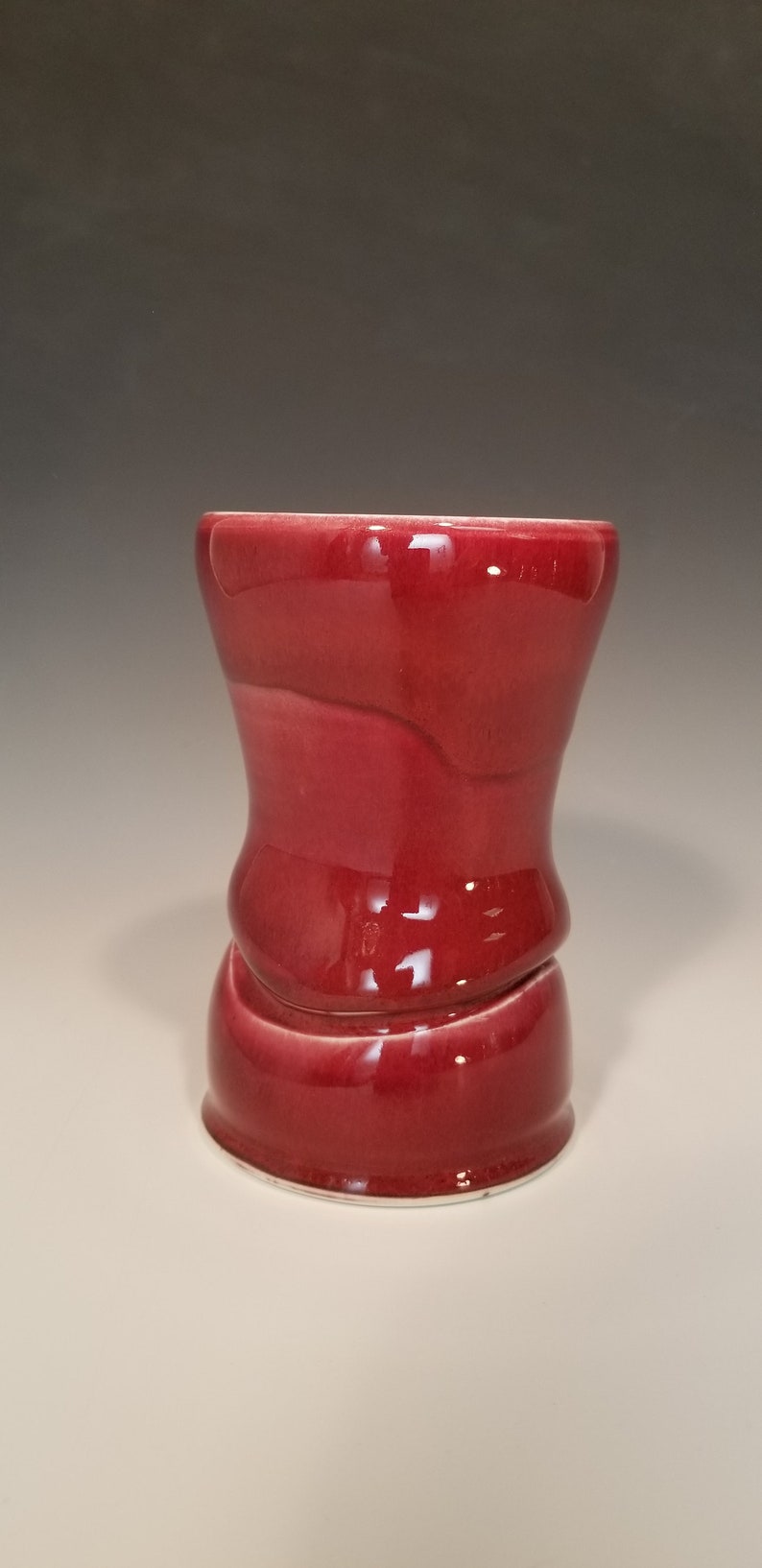 Copper Red Porcelain Tumbler