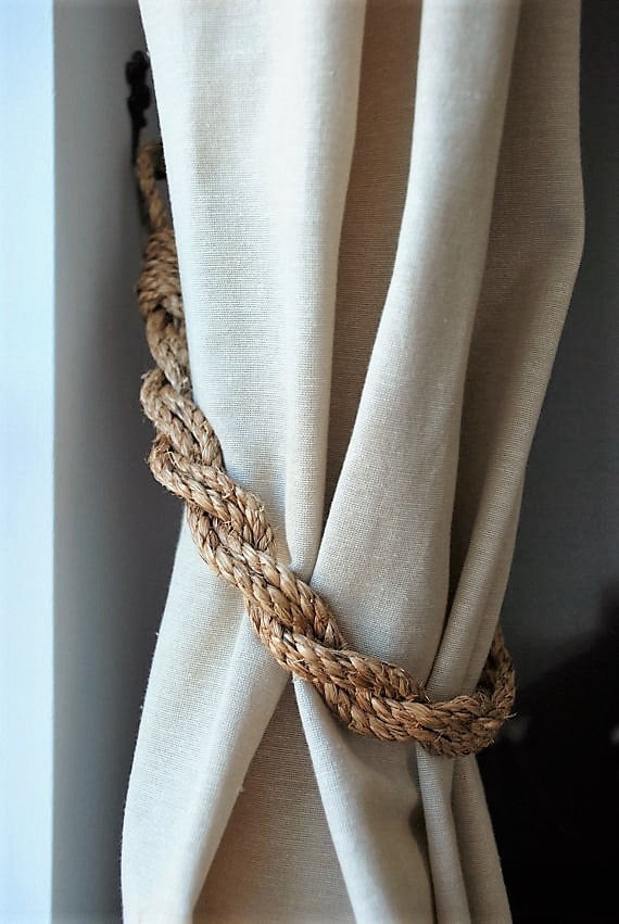 Rustic Manila Rope Curtain Tiebacks Shabby Chic Nautical
