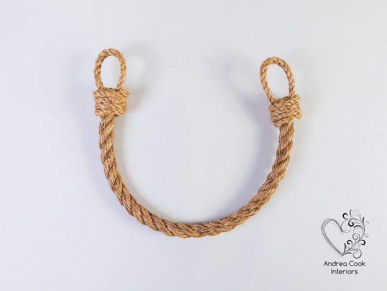 Medium Manila Rope Curtain Tiebacks Curtain Holdbacks Etsy
