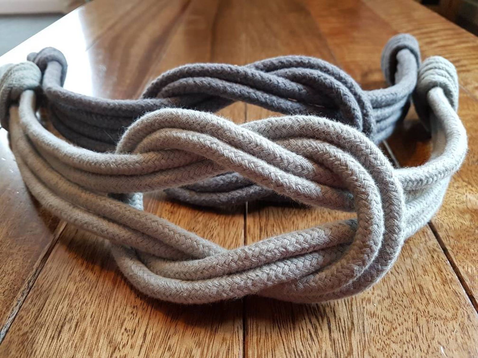 Cotton Rope Double Square Knot Nautical Curtain TieBacks/ Etsy