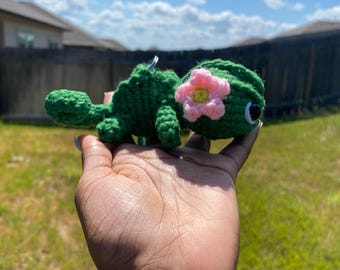 Crochet Pascal Plush: Tangled Lizard Amigurumi
