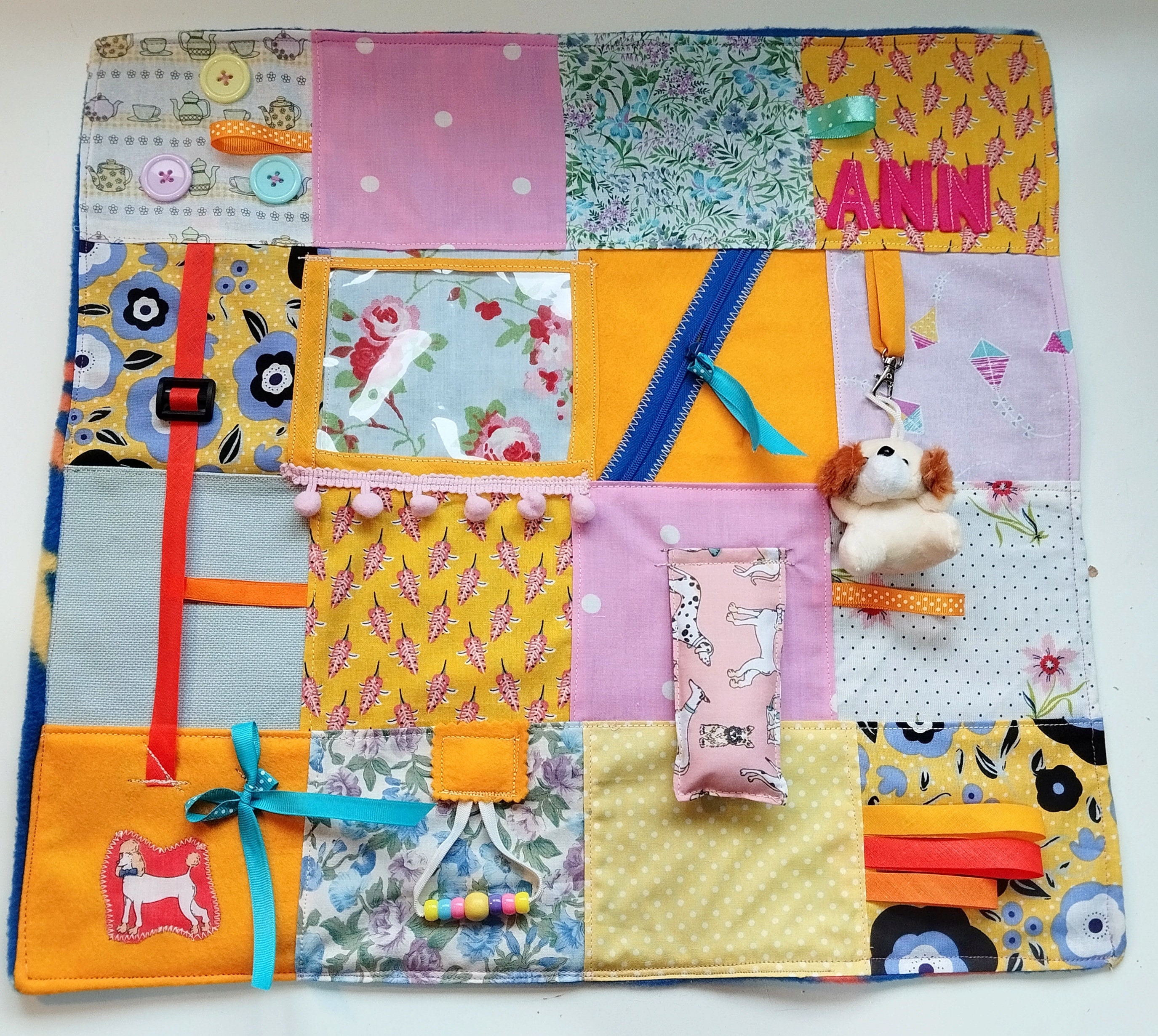 Calming Dementia Blanket Gifts for Mom With Dementia Quilt Adult Fidget Therapy Gifts Residents Activities Seniors Autism Parkinsons Yellow Etsy Canada