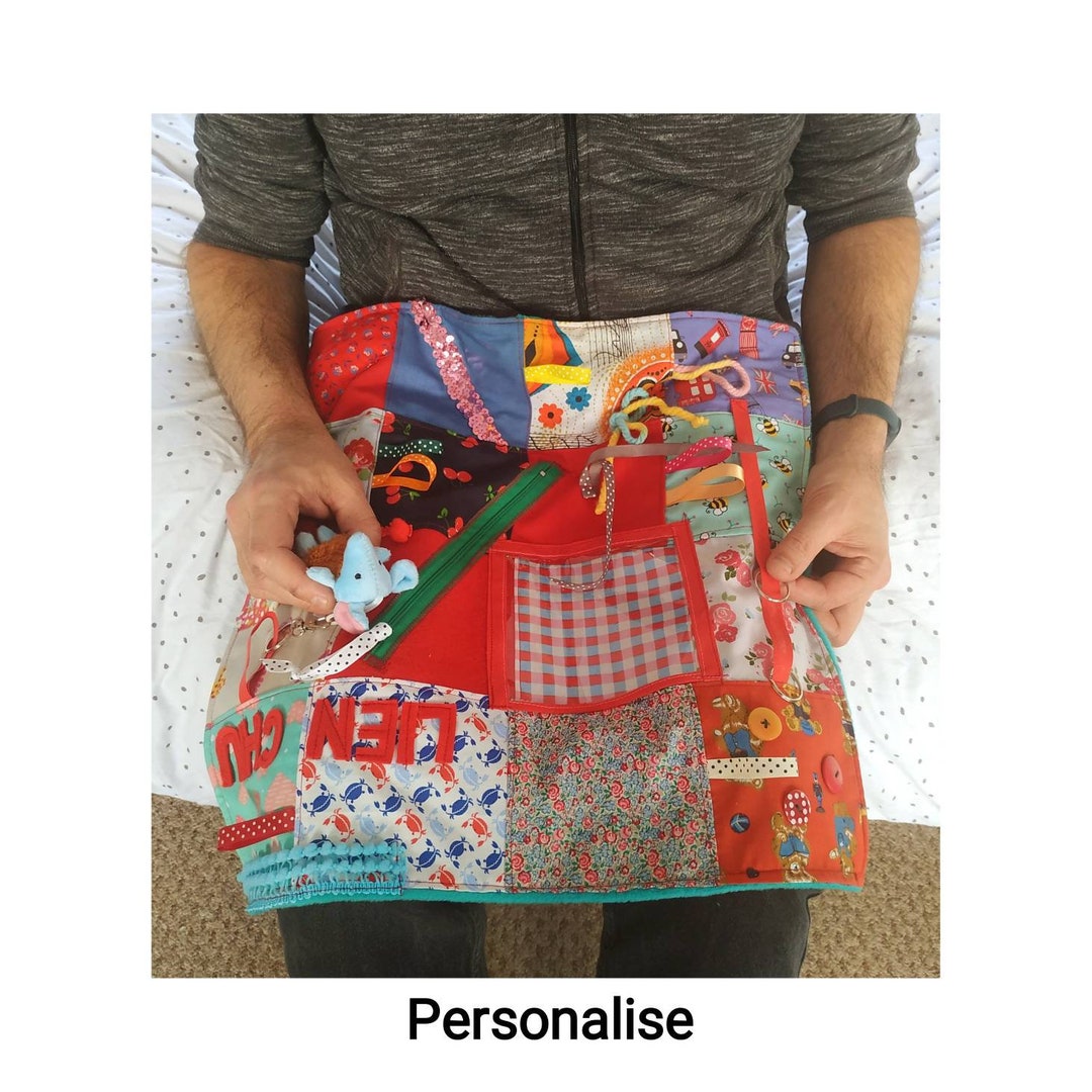 Self Care Dementia Lap Blanket Alzheimers Sensory Autism Quilt Adult