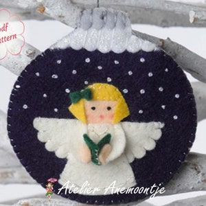 PDF pattern Christmas ornament Angel