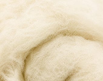 Filling wool in fleece