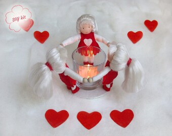 Heart girl light