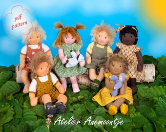PDF Pattern Make your own dream doll, step by step