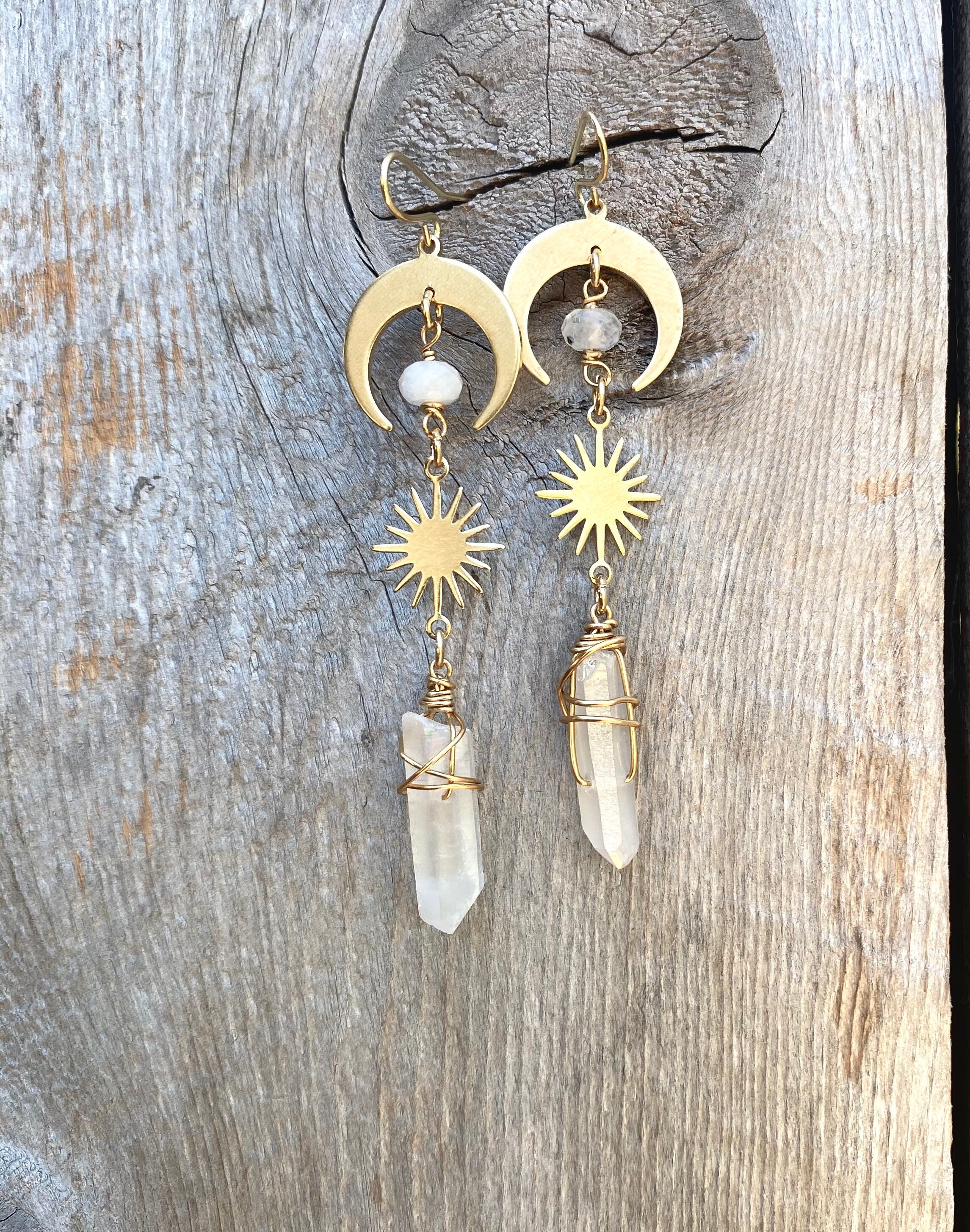 Moon - Crystal Earrings main image 1