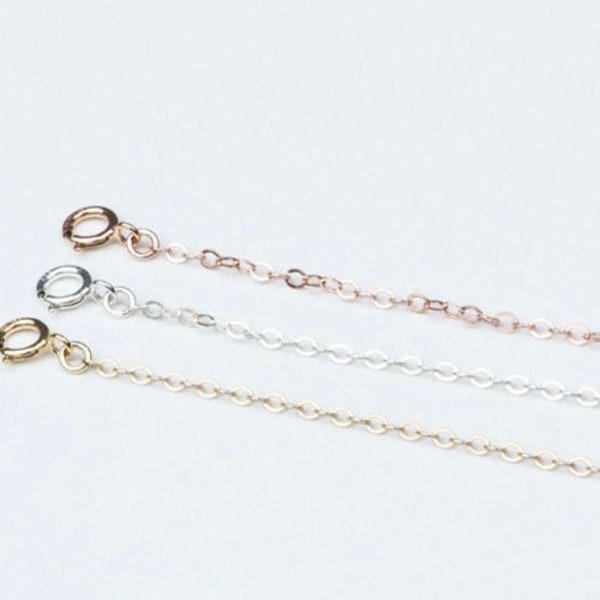 Extender chain, Goldfilled chain, sterling silver chain, Amethyst Necklace, peridot necklace, Citrine necklace, lariat necklace layering