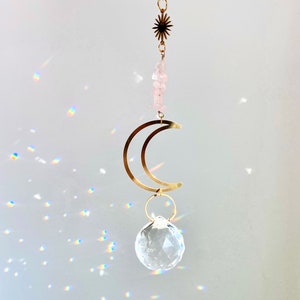 Crystal suncatcher, Rainbow maker, window hanging decor, prism sun catcher, prism crystal, boho room decor, sun light catcher, decoration