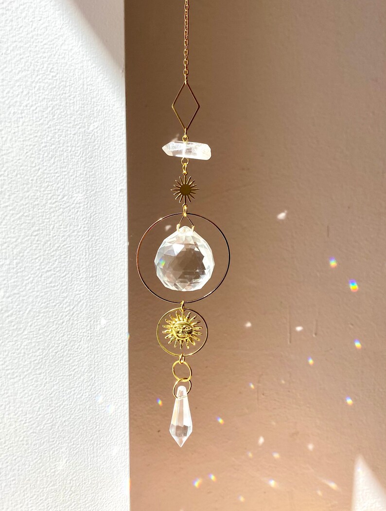 Crystal Suncatcher Rainbow Maker Window Hanging Decor Prism - Etsy