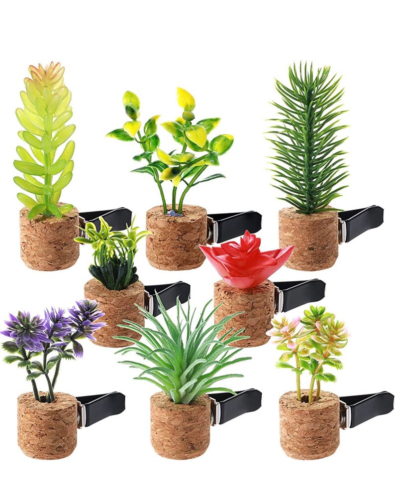 Car Air Freshener Plant Clip on Car Accessories Essential Etsy