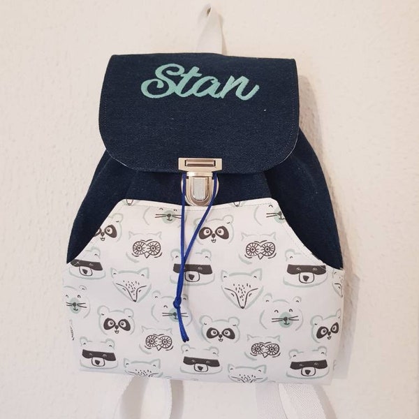 Sac à dos pour enfant brodé et personnalisable