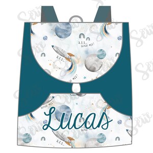 Embroidered and customizable children&#39;s backpack