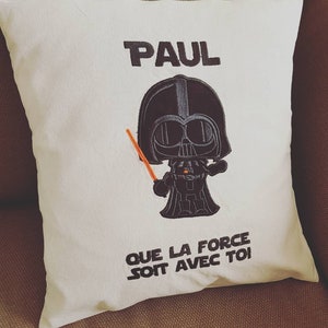 Housse de coussin personnalisable Star Wars DarkVador image 1