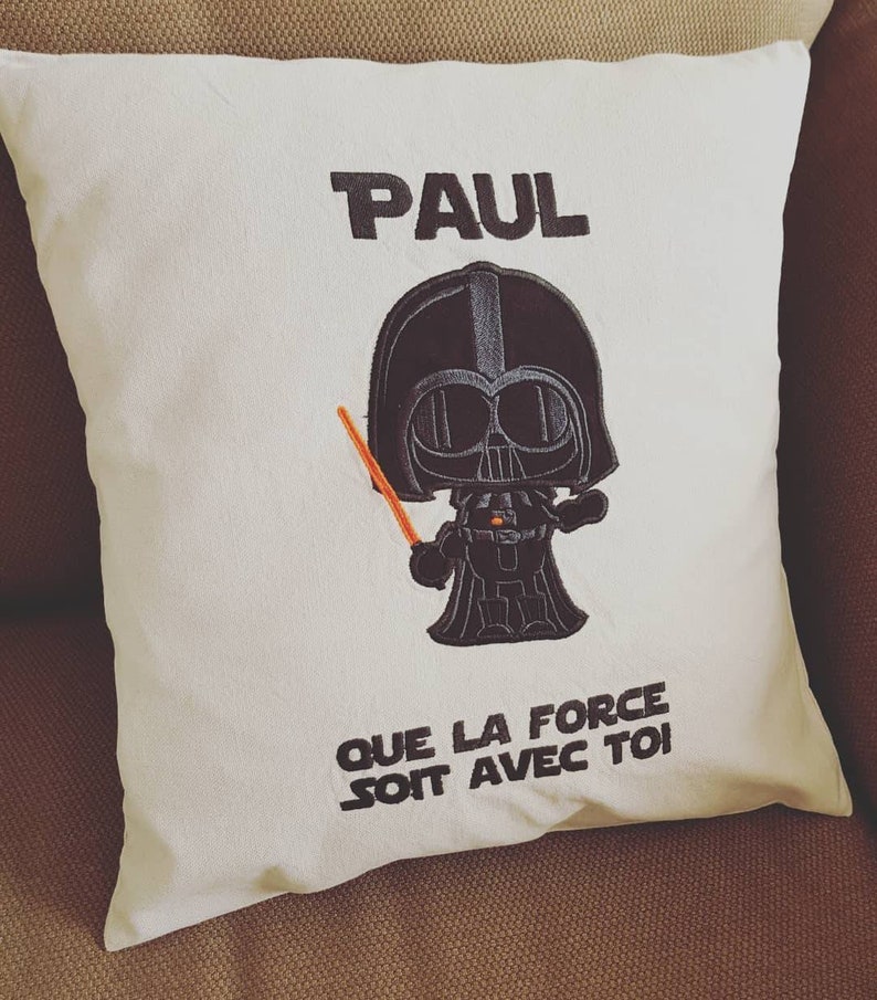 Housse de coussin personnalisable Star Wars DarkVador image 1