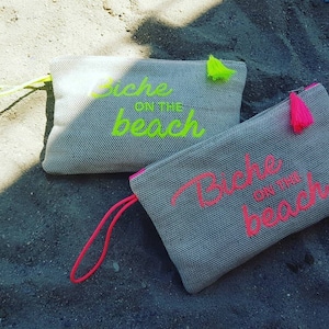 Pochette de plage personnalisée