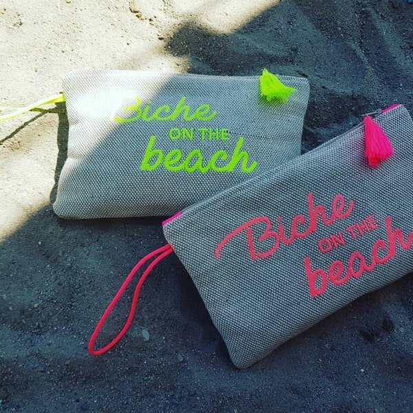 Pochette de plage personnalisée