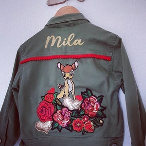 Embroidered and customized children&#39;s jacket