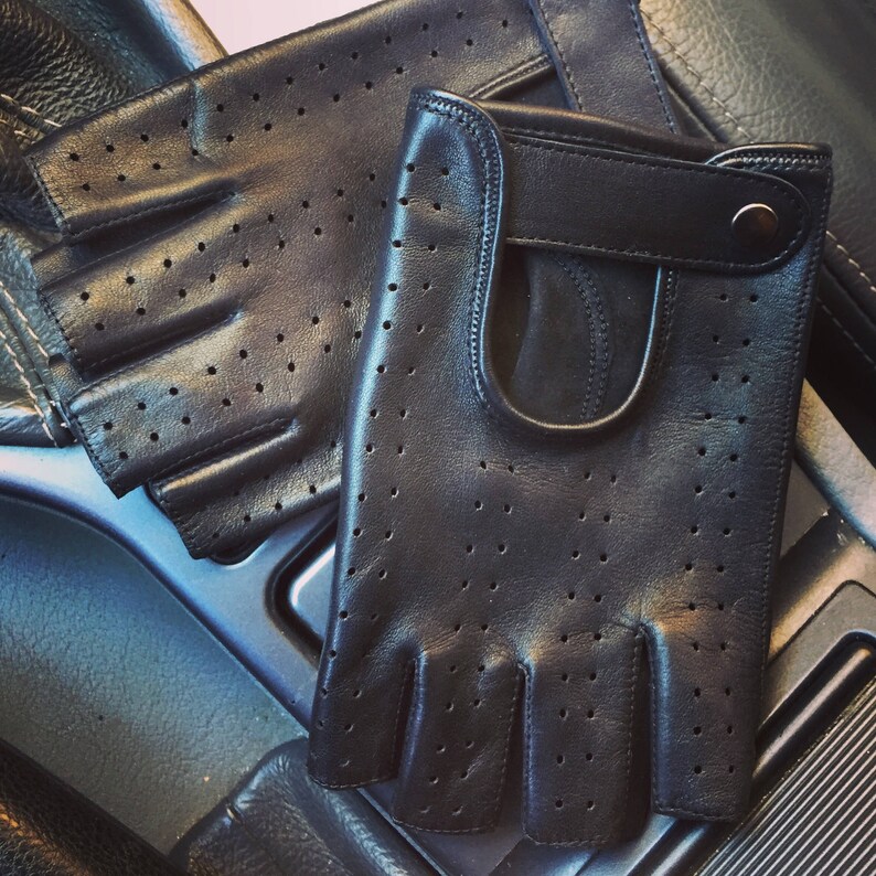 Doigts coupés - Super gants - cuir Agneau