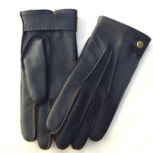 Men&#39;s gloves/ winter gloves/ cashmere lining/ elegant style/ warm gloves/deerskin leather/ gift for him/ driving gloves/ Christmas gift
