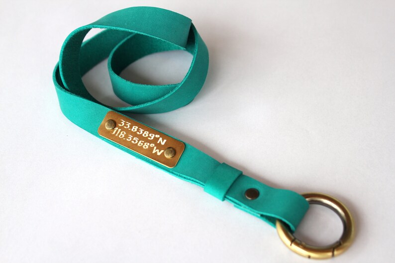 Leather Neck Strap Neck Lanyard Leather Lanyard. brown Etsy