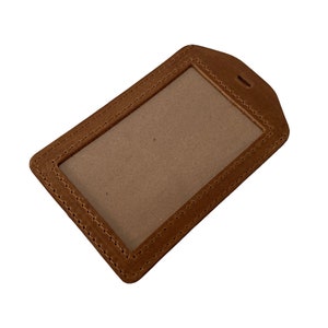 Porta credencial Color leche con chocolate. Porta credencial. Porta tarjeta de identificación. Porta credencial, Regalo de aniversario