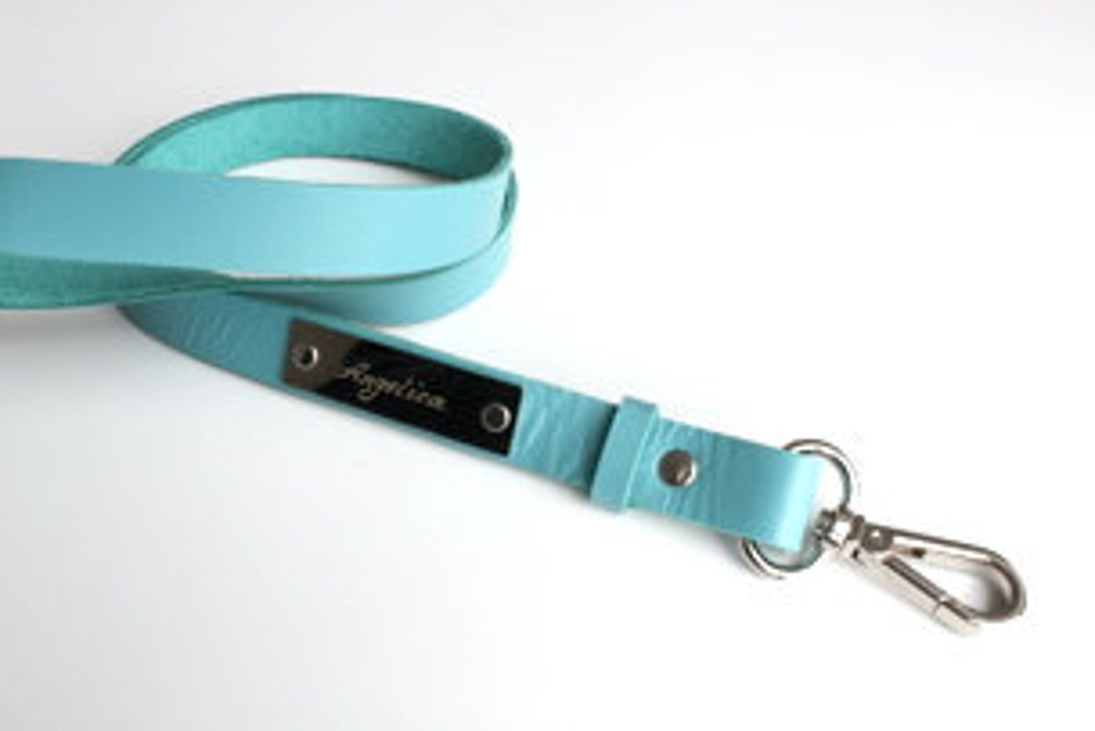 Leather lanyard for women Premium quality lanyard in Etsy