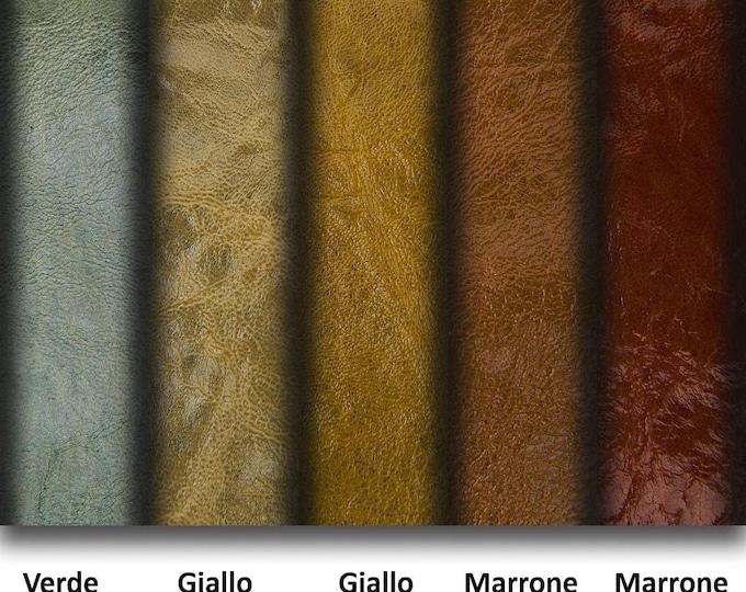 Glossy super VINTAGE leather skin, wrinkled goatskin with shades, soft distressed PATENT line hide B16540-VT La Garzarara