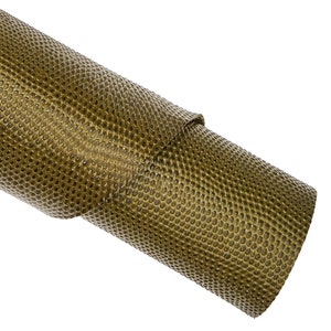 PELLAME stampa LIZARD verde oliva, vitello lucido stampa rettile, pelle classica un po' rigida B16607-ST La Garzarara