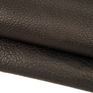 Pelle nera con grana ELEFANTE, capra LUCIDA morbida, pellame nero sportivo  B17760-TB La Garzarara