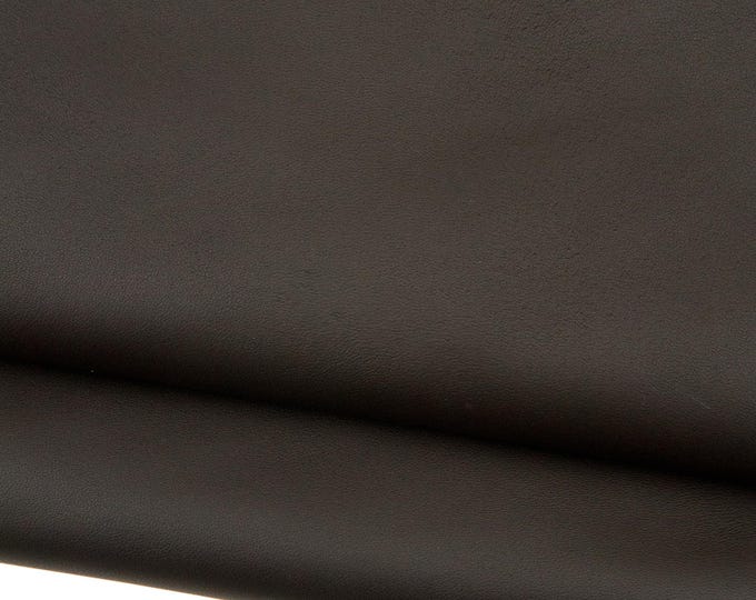 BLACK sheepskin NAPPA leathers, smooth, super soft lambskin, silky matt skins for crafting 0.6 -0.7 mm B18681-TB La Garzarara