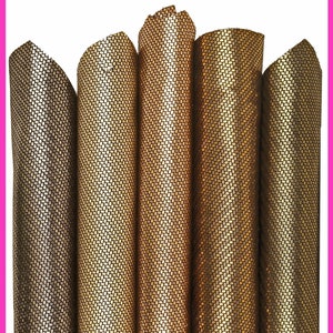 Pellame LAMINATO stampato platino, bronzo, rosa, verde, acciaio, pelle capra scamosciata metallizzata morbida B16150-MT(st) La Garzarara