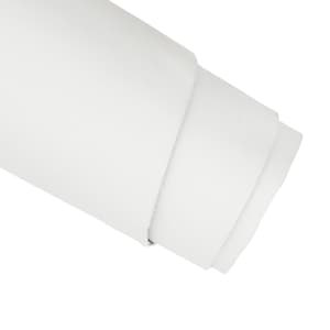 Pellame LISCIO bianco, vitello tinta unita morbido, pelle bianca OPACA sportiva 1.0 - 1.2 mm B16796-TU La Garzarara