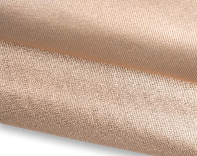 Rose gold METALLIC leather skin, pink BRIGHT soft goatskin, tiny print on soft hide, for hobbyists B19554-MT La Garzarara