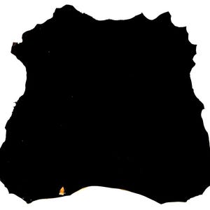 BLACK SUEDE leather skins - soft goat velour hides - italian goatskins for crafting B13614-TB La Garzarara