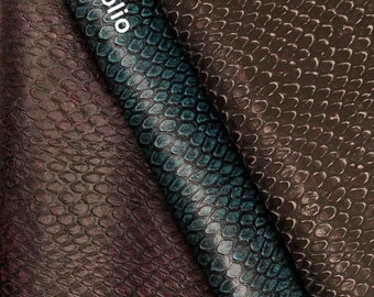 soft black suede with green glitter foil with cloudy effect refined look B11576-MT ST La Garzarara Italian leather shiny