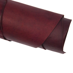 Pellame effetto oliato SPORTIVO rosso mattone, capra effetto pull up, pelle vintage con chiaro scuri B16476-VT La Garzarara