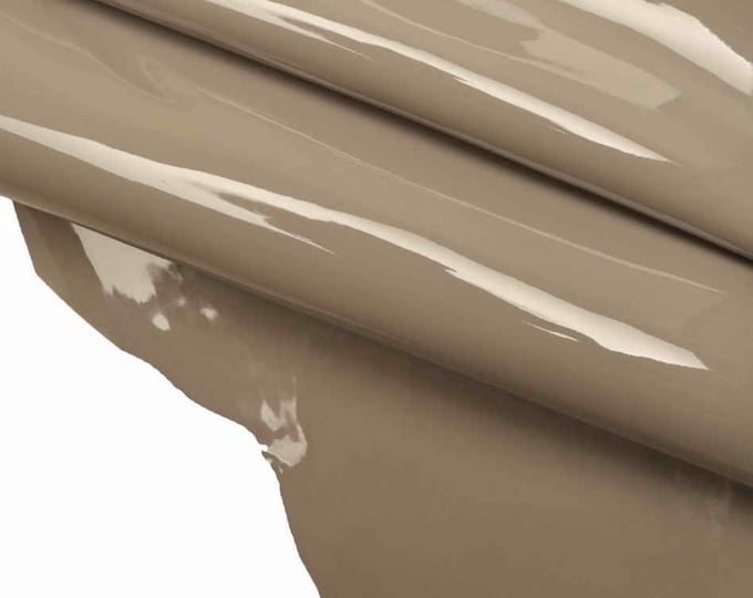 Patent LEATHER skins - Lavender fuchsia  blue grey  lacquer sheepskin  calfskin hides  for crafting B13279-TU